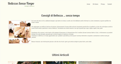 Desktop Screenshot of bellezzasenzatempo.it